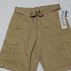 Boys Khaki shorts size 18